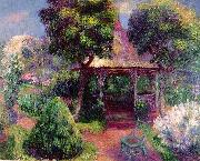 William Glackens Garden at Hartford Germany oil painting reproduction